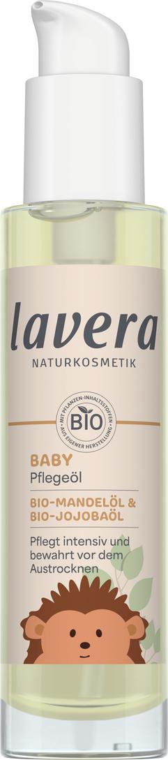 Olio nutriente baby lavera con mandorle e jojoba biologici per pelle sensibile
