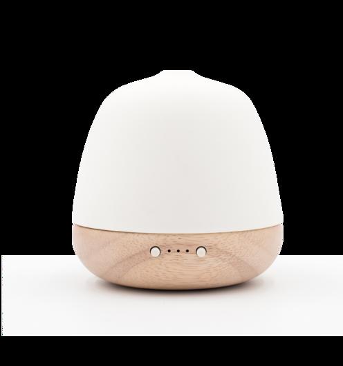 Pranarôm Nebulizzatore Ultrasuoni CERA, Diffusore Oli Essenziali Design Nordico per Benessere Casa