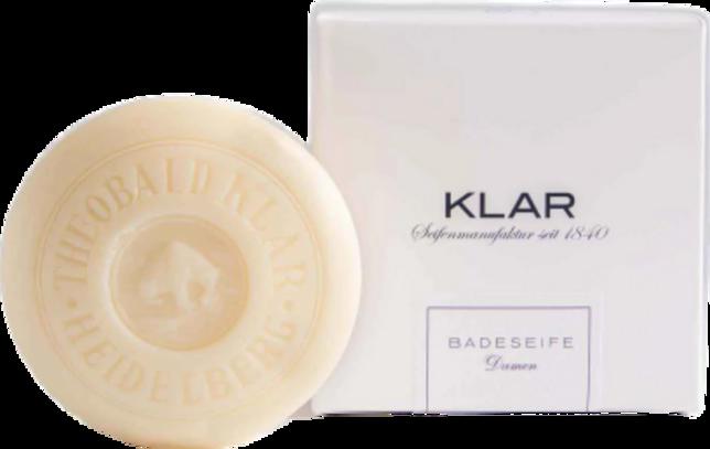 Saponetta da bagno KLAR con fiori di loto e zenzero per pelle normale, vegana e senza olio di palma
