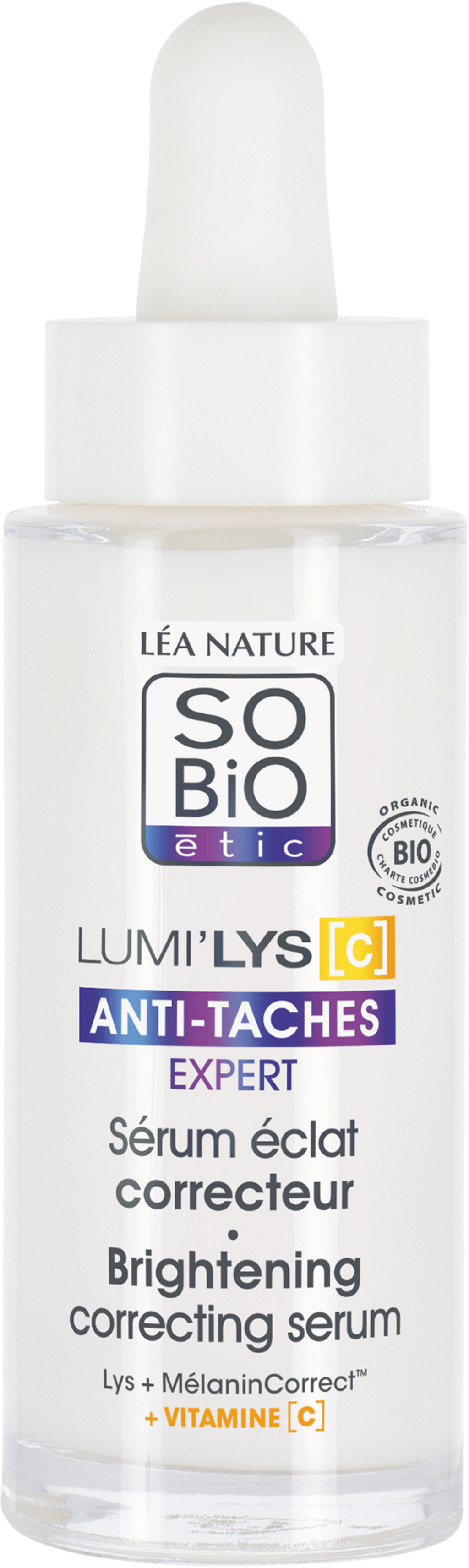 Siero viso illuminante correttivo con Vitamina C di VeroBelloBio per pelli iperpigmentate e autentiche