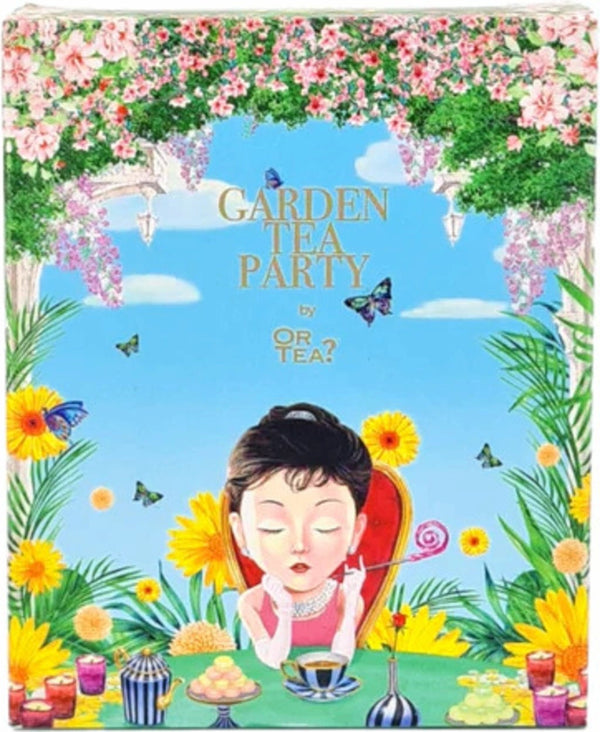 Set di tè Or Tea? Garden Tea Party con miscele biologiche rinfrescanti, perfetto per momenti di relax e benessere.