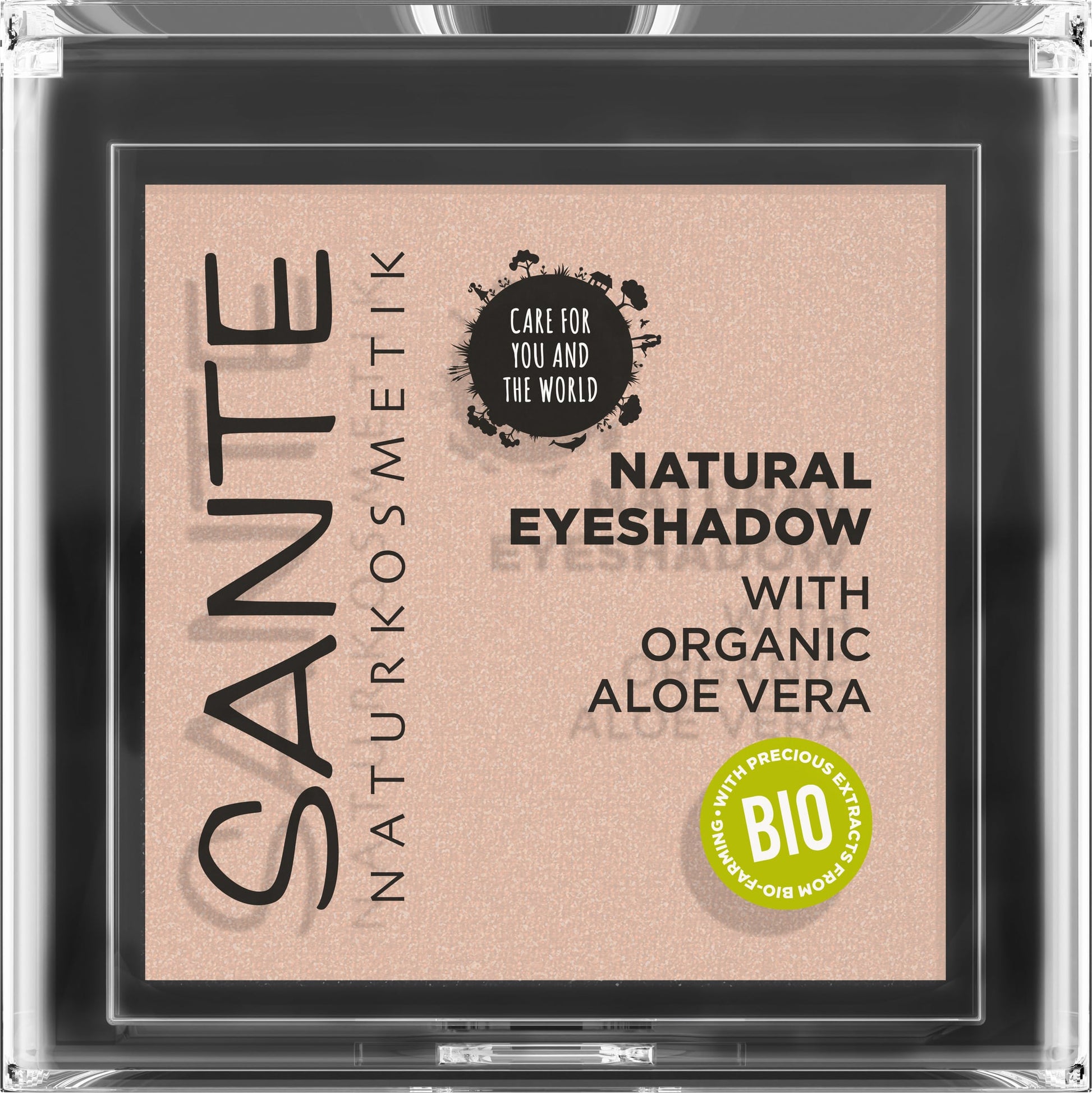 Ombretto naturale SANTE 01 Pearly Opal, rosa perlato per uno sguardo luminoso e autentico su VeroBelloBio.