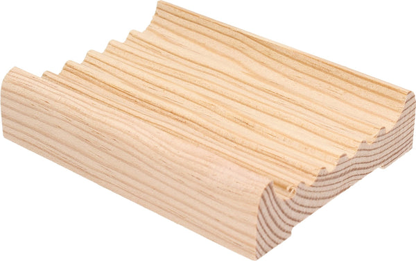 Portasapone in legno di pino naturale Savon du Midi, accessorio ecologico per il bagno consapevole VeroBelloBio